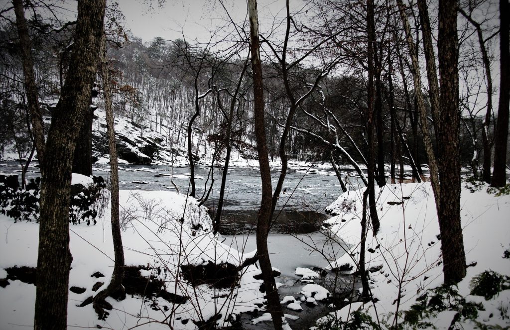 Chatahoochee River in the winter
