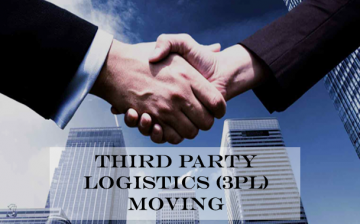 Third party logistics company hand shake