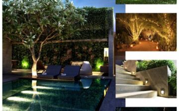various types of lighting at night