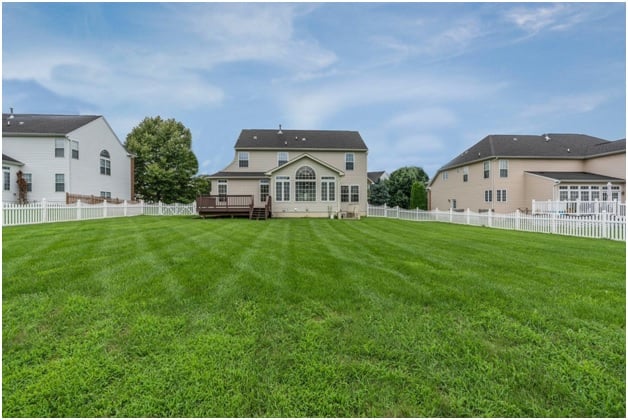 large house with large lawn