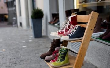 spring clean shoe closet