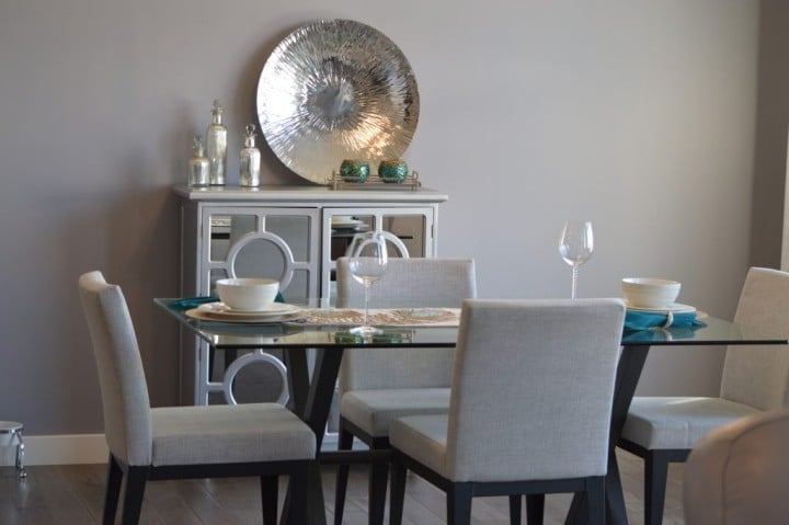 small dining room in a home