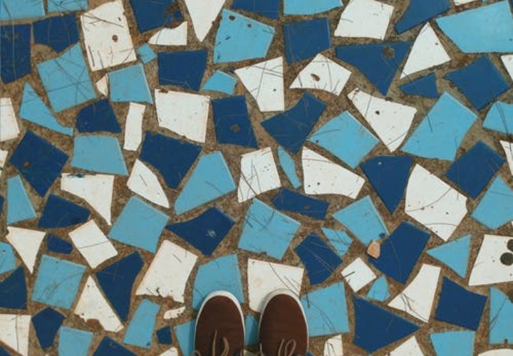 mosaic floor tile