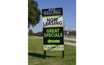 apartments for lease sign