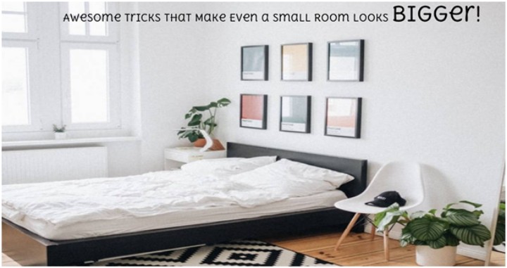 Awesome Tricks That Make Even a Small Room Look Bigger!