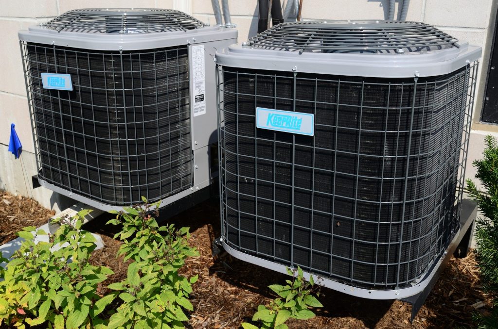 outside air conditioning units