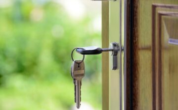 house door open with key