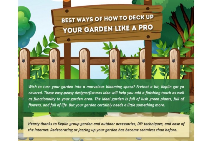 best ways of how to deck up your garden like a pro