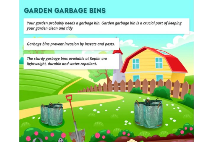 garden garbage bins