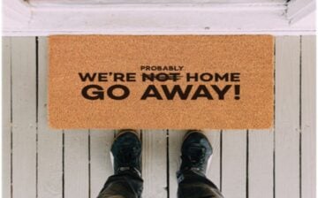 humorous doormat