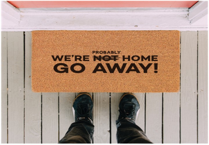 humorous doormat