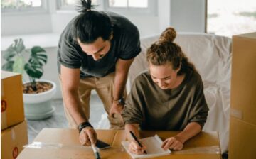 couple planning a move