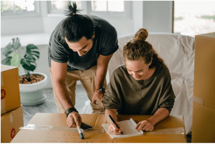 couple planning a move