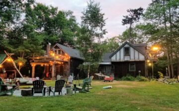 backyard lounge area