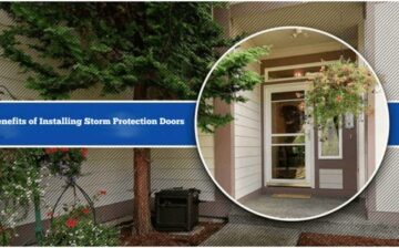 storm door at the front of a house