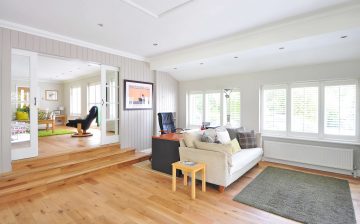 Beautiful home design make with great looking wooden floors