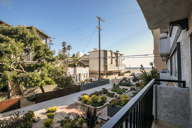 balcony of apartment near the beach