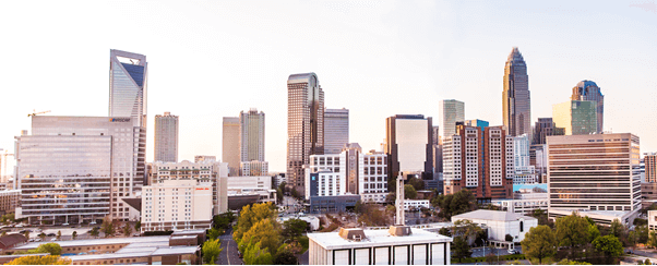 downtown Charlotte during the day