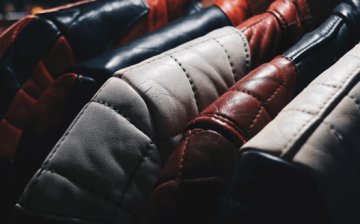 collection of leather jackets ready to be packed for a house move