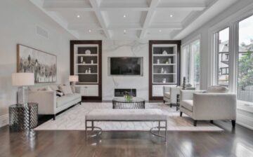 dining room decorated in light colors