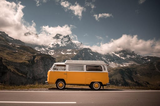 Traveling in a van or renting a van