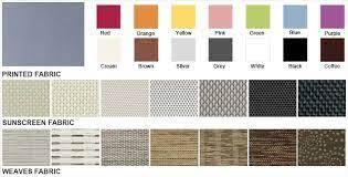 colours of extrawide roller blinds