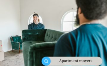 calling a moving company when moving apartments