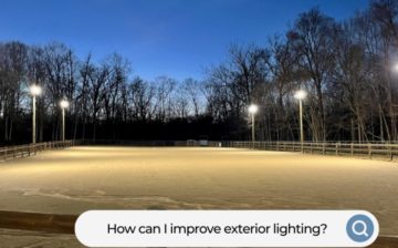 How to improve exterior lighting