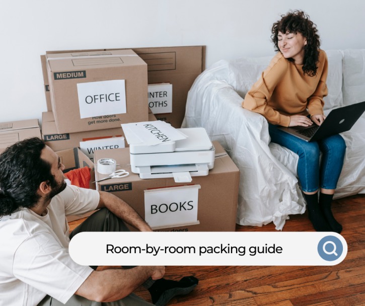 room-by-room packing guide