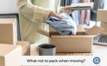 what not to pack when moving