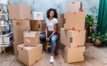 Boxes after Moving