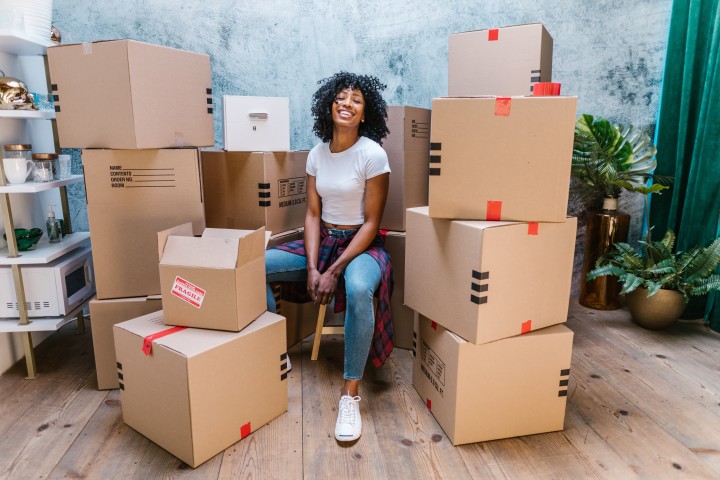 Boxes after Moving