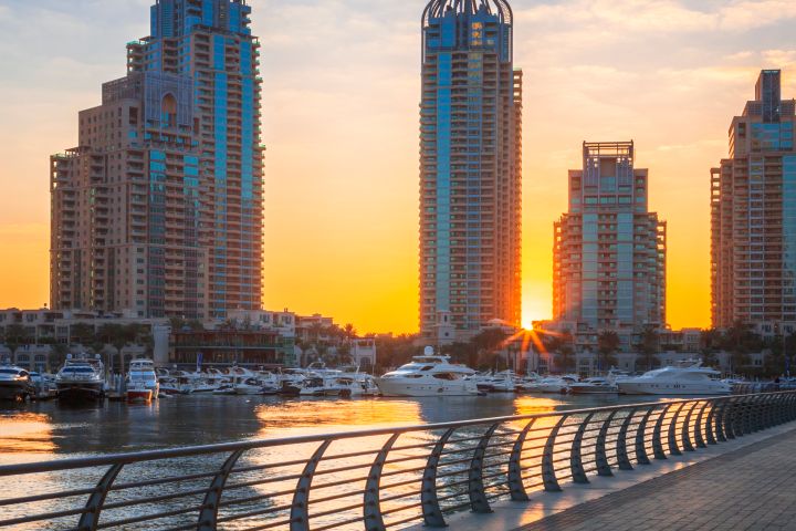 Dubai Marina Sunrise