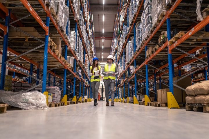 warehouse shelving