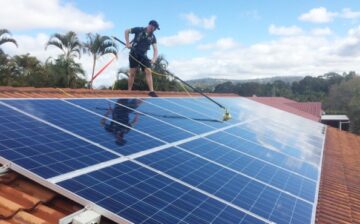 Cleaning Solar Panels