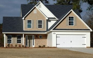 big house with garage