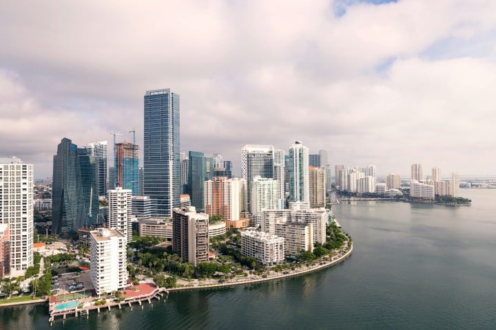 buildings on the miami coast