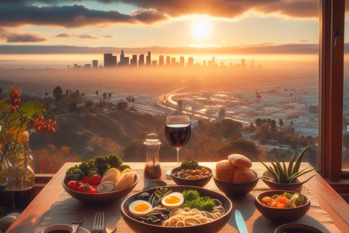 house with a view of the city of los angeles