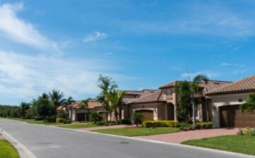 city ​​suburbs During A Heat Wave