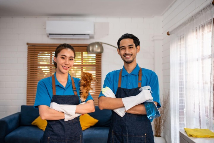 cleaning services employees