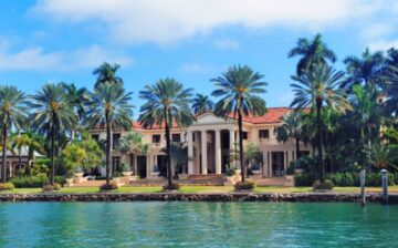 house with canal exit in miami