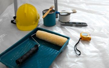 safety tools painting work house