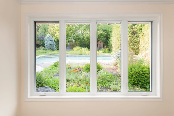 window with film