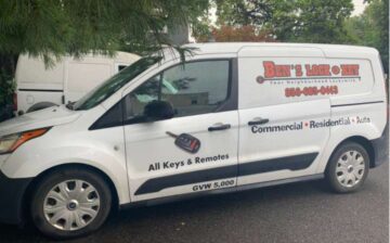 Ben Lock Key Smith's truck at service