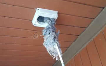 man cleaning Dryer Vents
