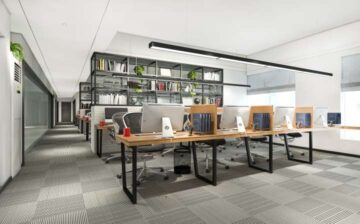 modern office in modern building