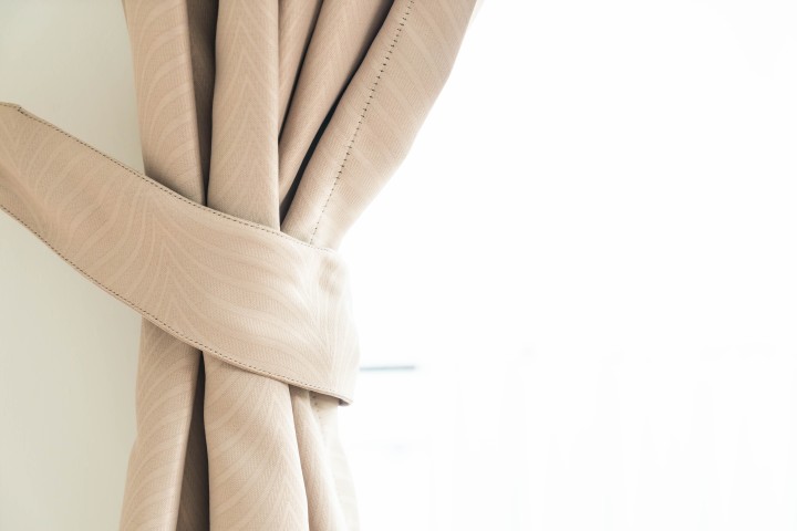 curtain with sunlight