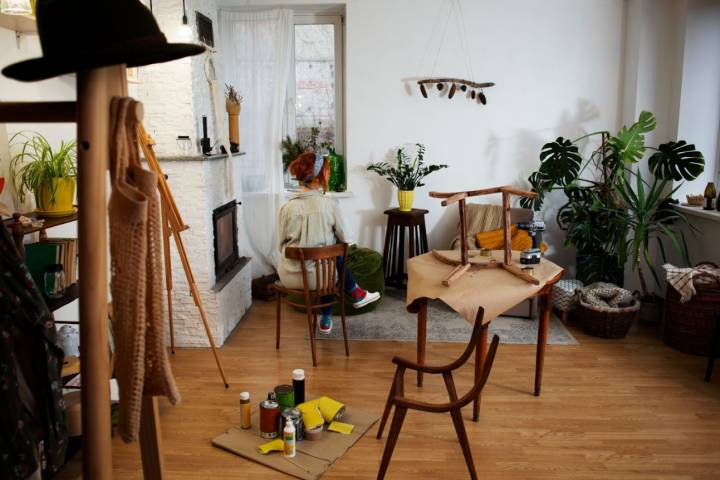 new wooden house decoration