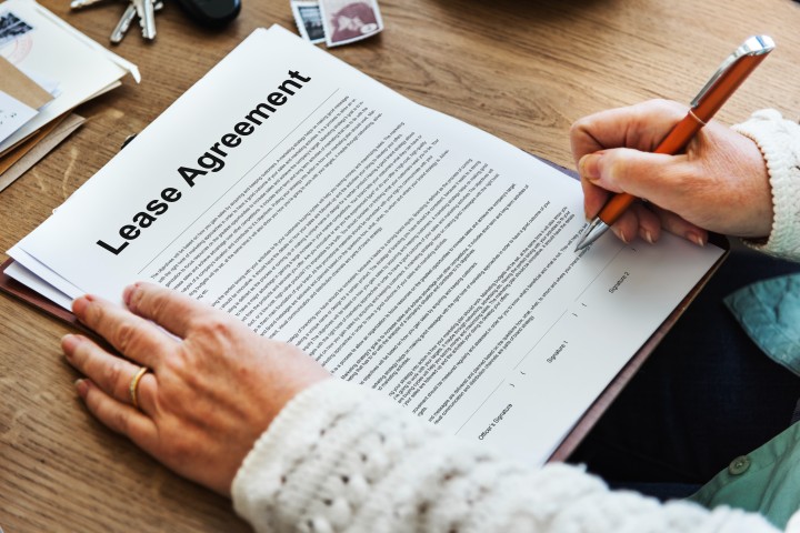 lease renting contract residential tenant concept