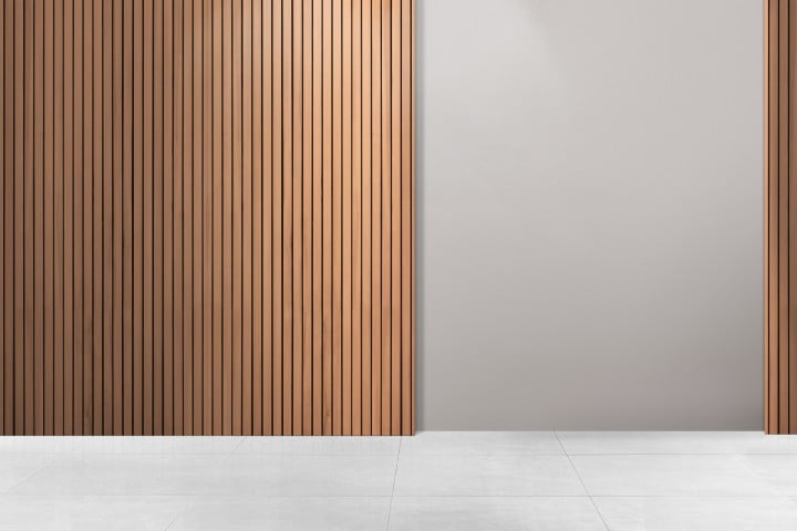 wall panels placed at home